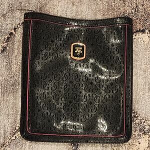 Vintage Discontinued Guess Tablet Slip Signature 4-G Logo Case Sleeve Pouch Bag